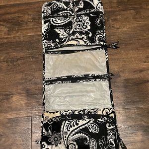 Vera Bradley Black and White Toiletry Travel Bag